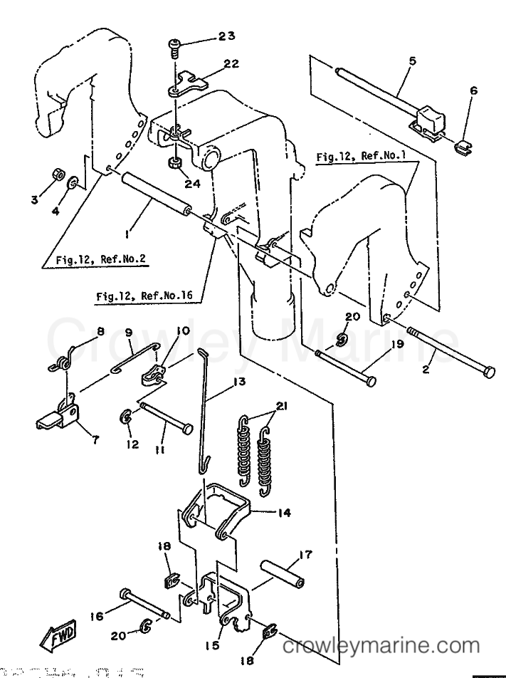 Yamaha Motors F8AM (6J6) [999] - BRACKET 2
