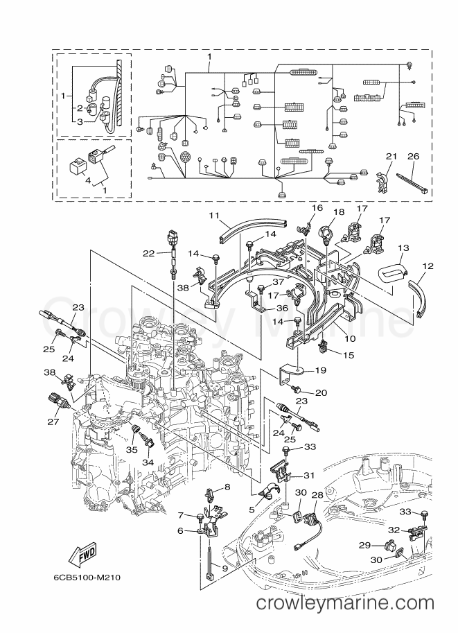 Yamaha Motors VF200LA-2013 (6CD5) [050] - ELECTRICAL 4