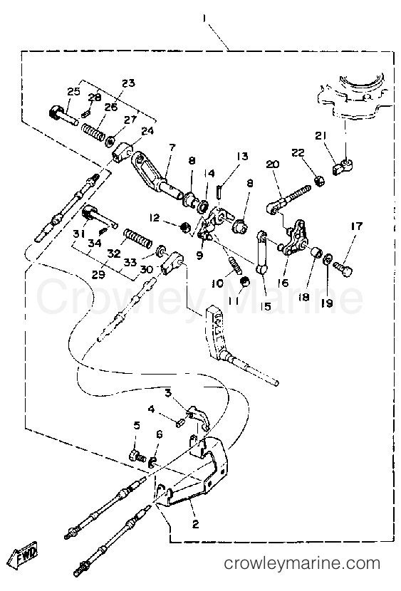 Yamaha Motors 15LD - REMOTE CONTROL ATTACHEMENT