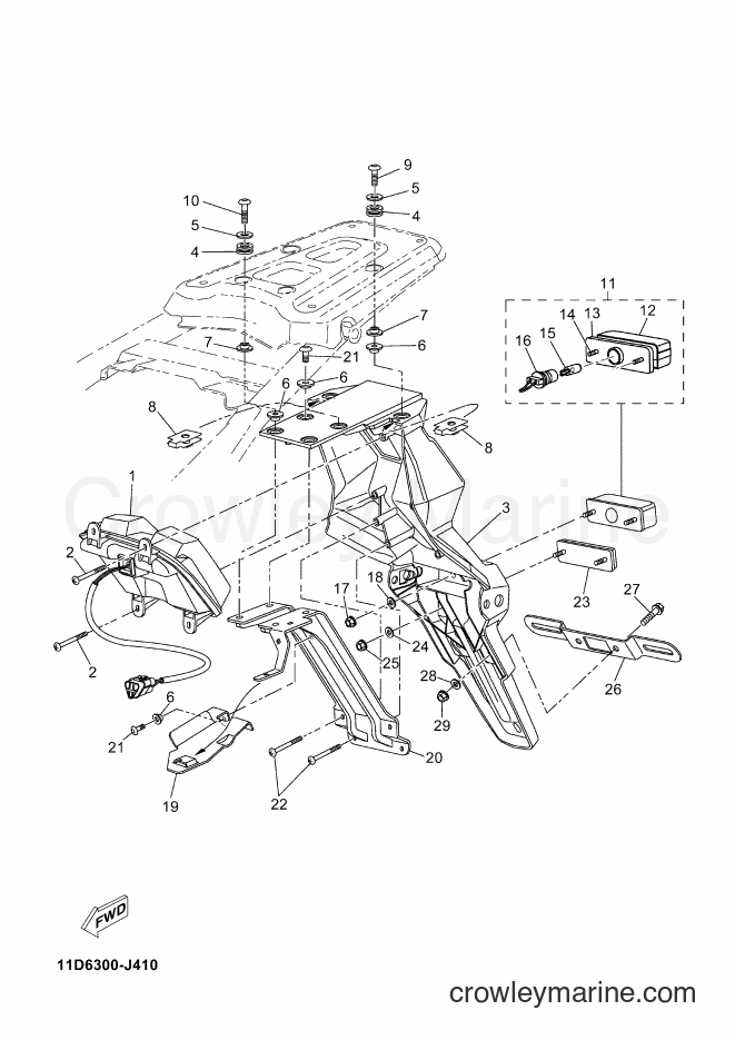 2013 Dirt Bike XT660Z - XT660Z (2BD3) [010] - TAILLIGHT