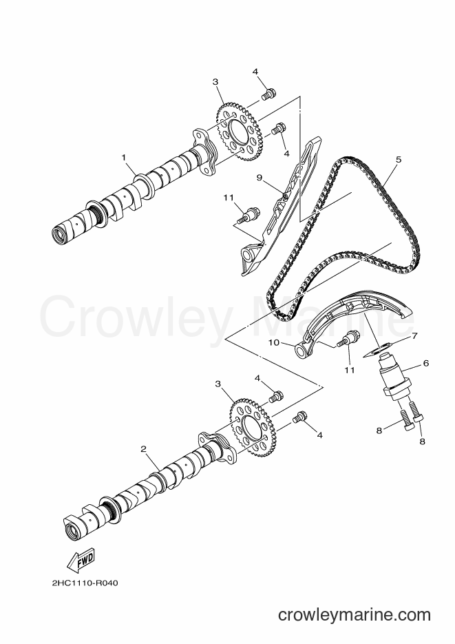 2017 ATV YXZ1000ES - YXZ1000ES (2HCF) [010] - CAMSHAFT & CHAIN