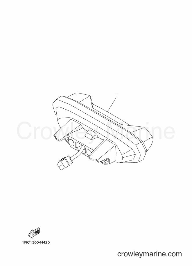 2014 Street Bike MT09A - MT09A (2DR7) [050] - TAILLIGHT