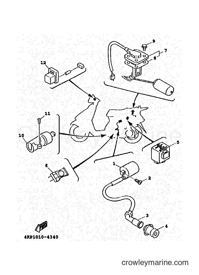 1998 Scooter XC125T - XC125T (4LA3) [010] - ELECTRICAL 2