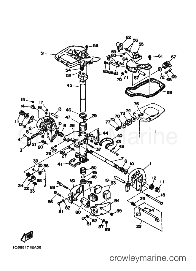 Yamaha Motors 30A (689) [030] - BRACKET