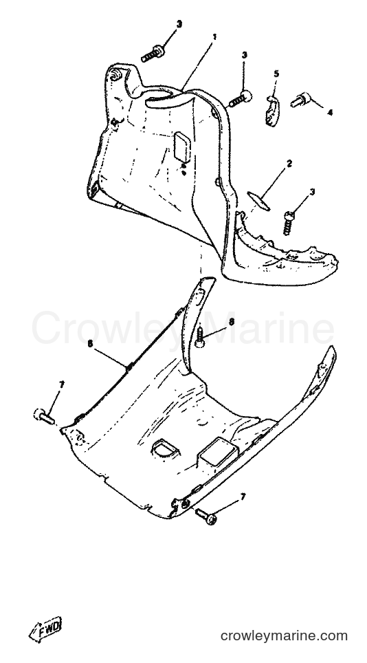 1996 Scooter CW50RS - CW50RS (4VB1) [999] - LEG SHIELD
