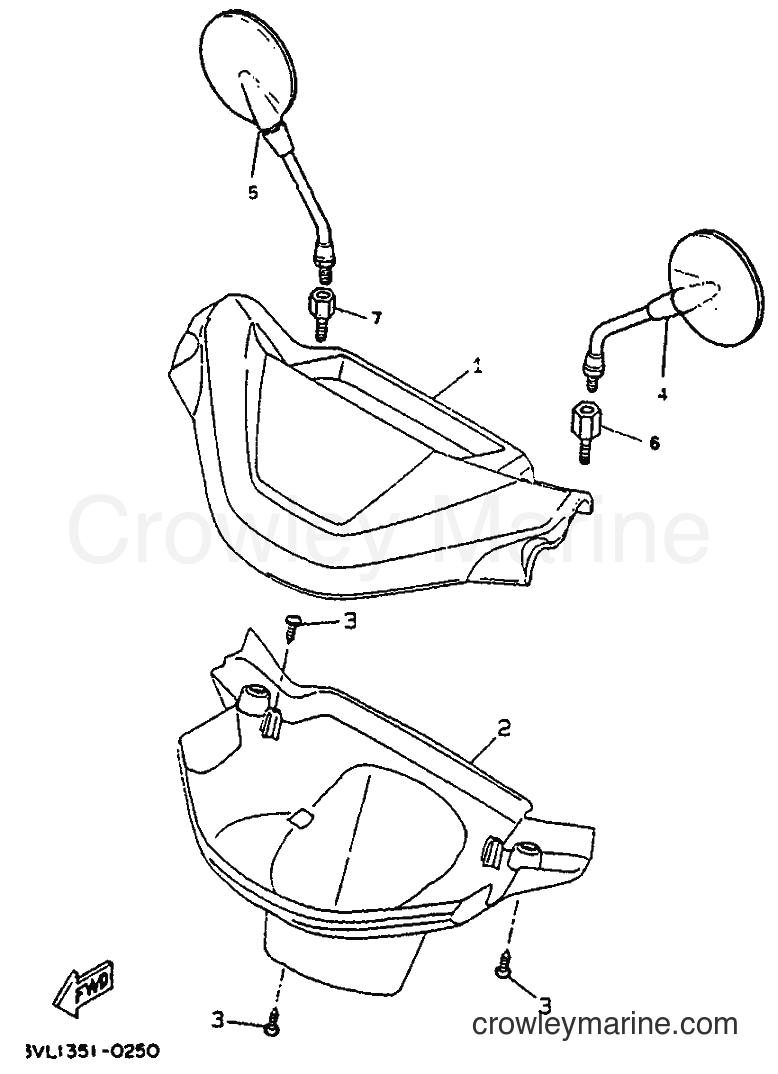 1994 Scooter CW50 - CW50 (4LJ1) [999] - COWLING 1