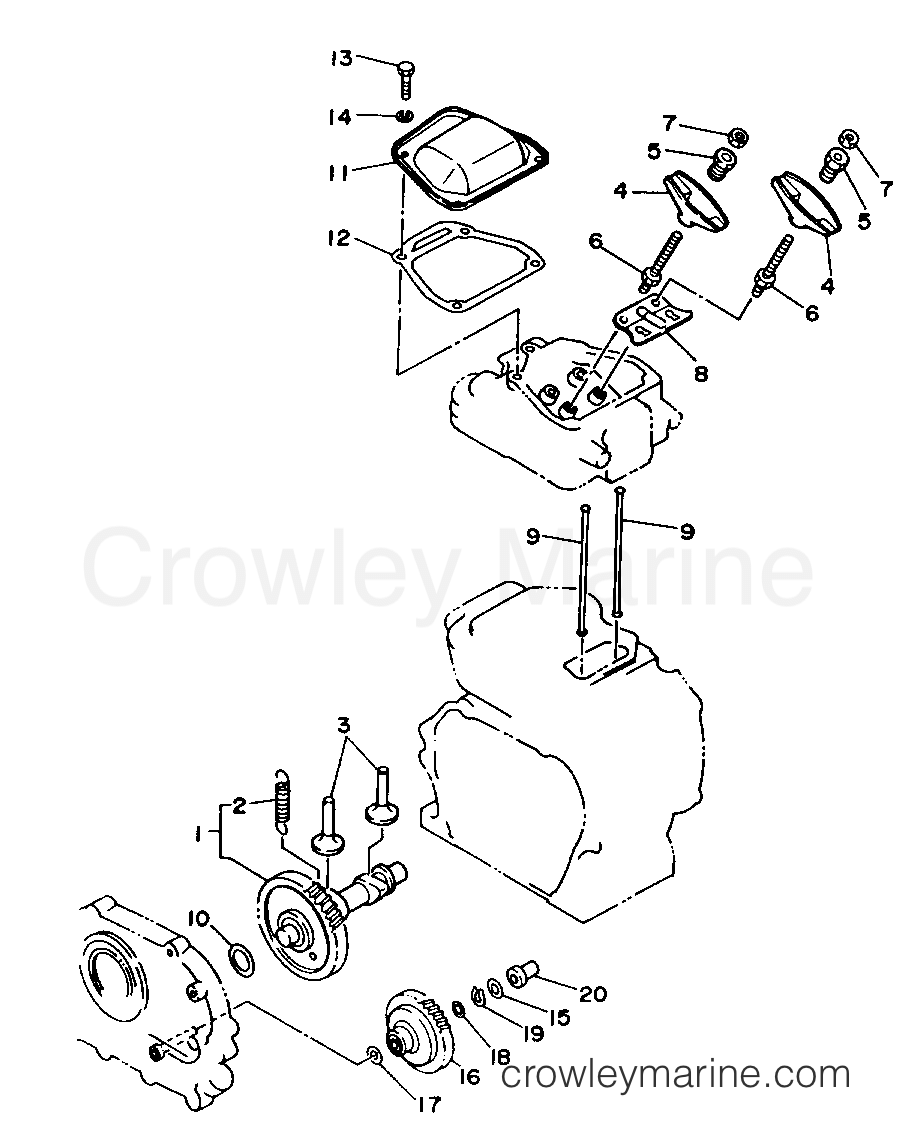 Yamaha Motors EF2500R - CAMSHAFT - VALVE