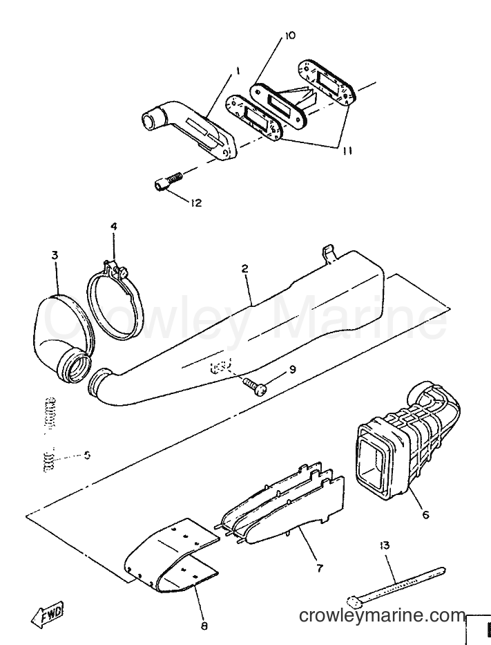 1986 Scooter ME50 - ME50 (1TM) [999] - INTAKE
