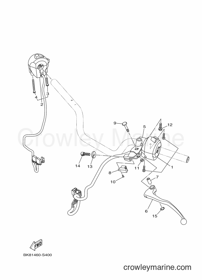 2017 Street Bike VXN150 - VXN150 (BK82) [010] - HANDLE SWITCH & LEVER