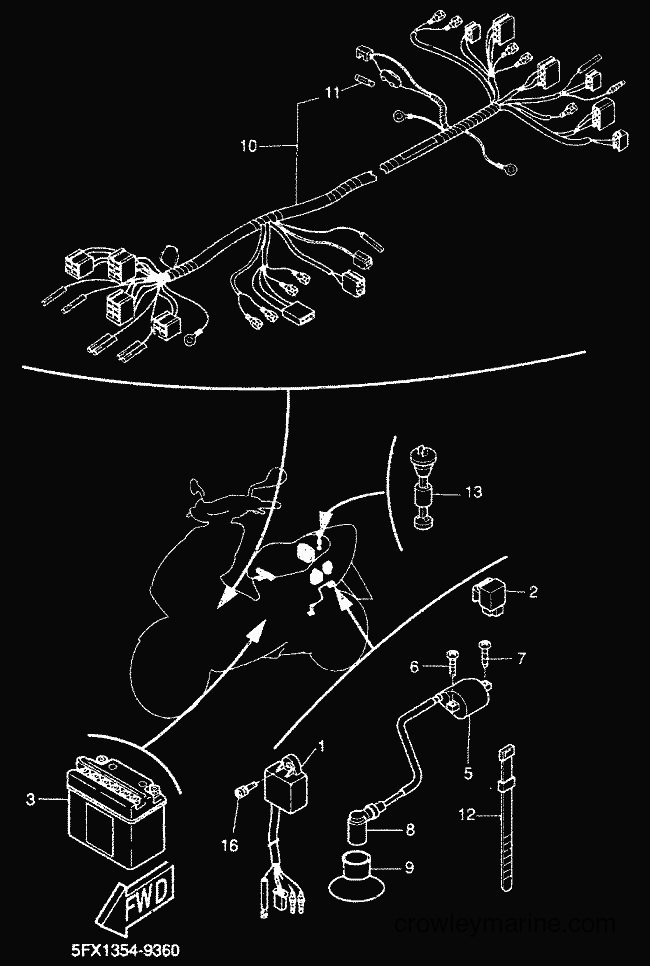 2000 Scooter CW50RS - CW50RS (5JK3) [010] - ELECTRICAL 2