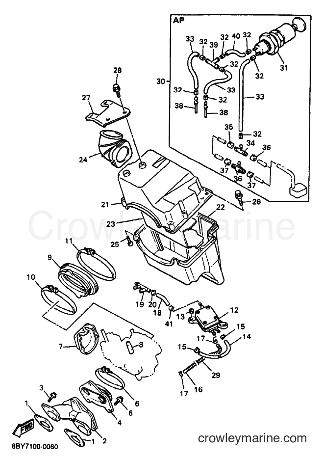 Yamaha Motors ET410TR (8BY7) [020] - INTAKE