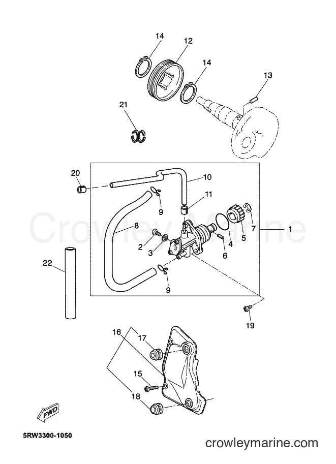 2012 Scooter CS50Z - CS50Z (49DN) [030] - OIL PUMP