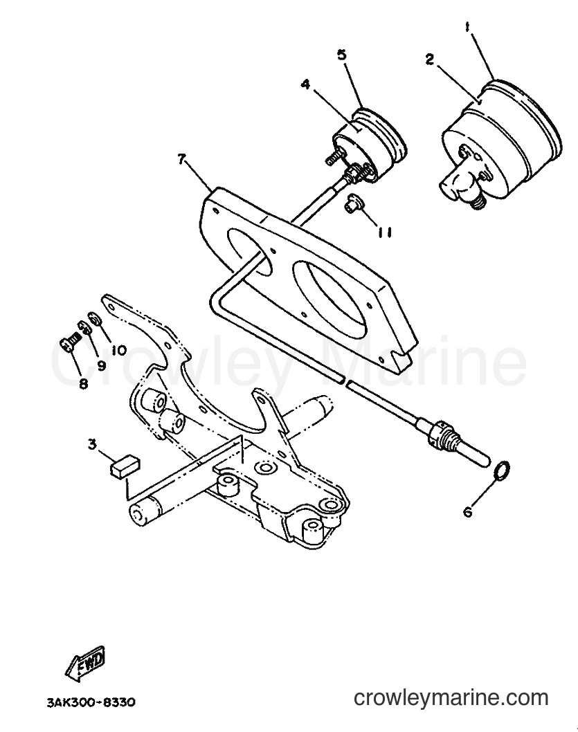 Yamaha Motors TZ250 (3AK1) [020] - METER