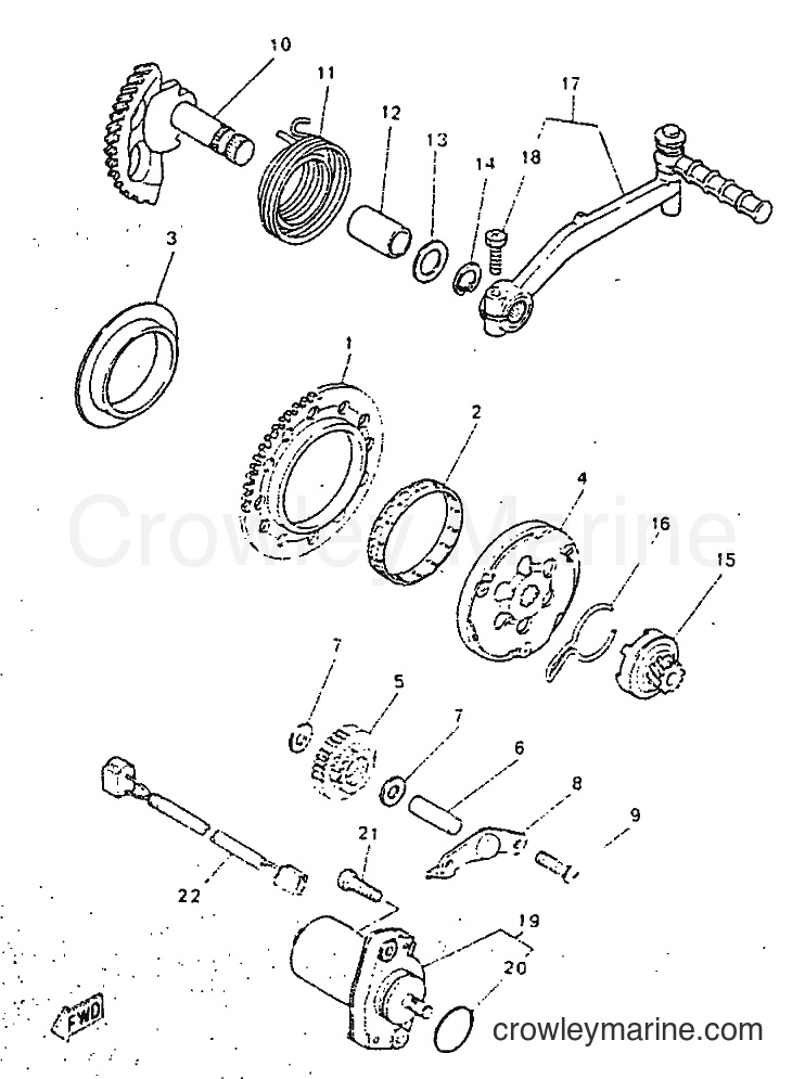 Yamaha Motors YN50 (5BV1) [010] - STARTER