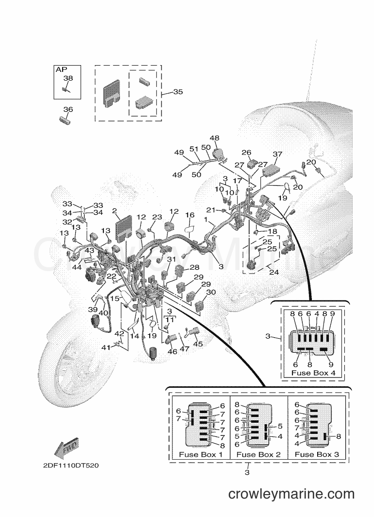Yamaha Motors XV1900FDD (2DF4) [010] - ELECTRICAL 2