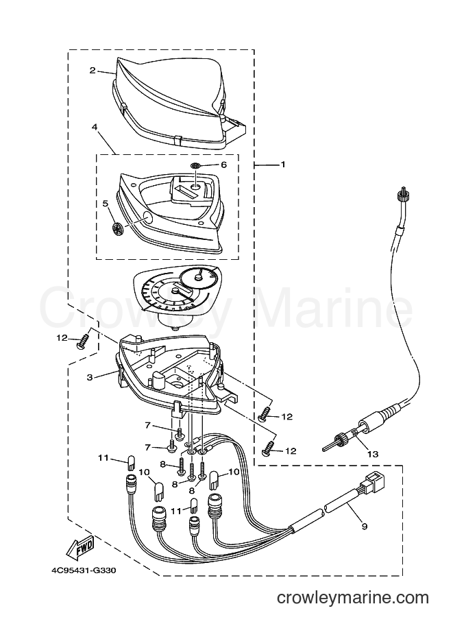 Yamaha Motors AL115C (4C97) [010] - METER