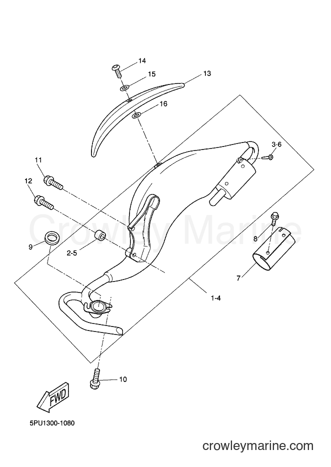 2002 Scooter YQ50L - YQ50L (5PUC) [030] - EXHAUST