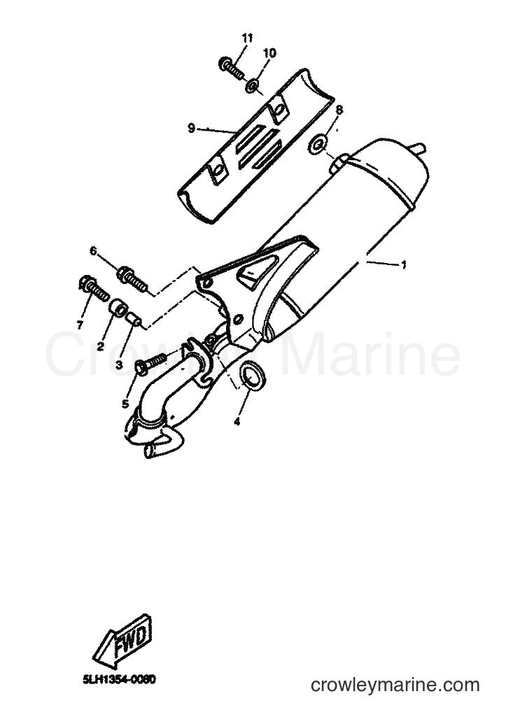 2000 Scooter EW50 - EW50 (5LH1) [020] - EXHAUST