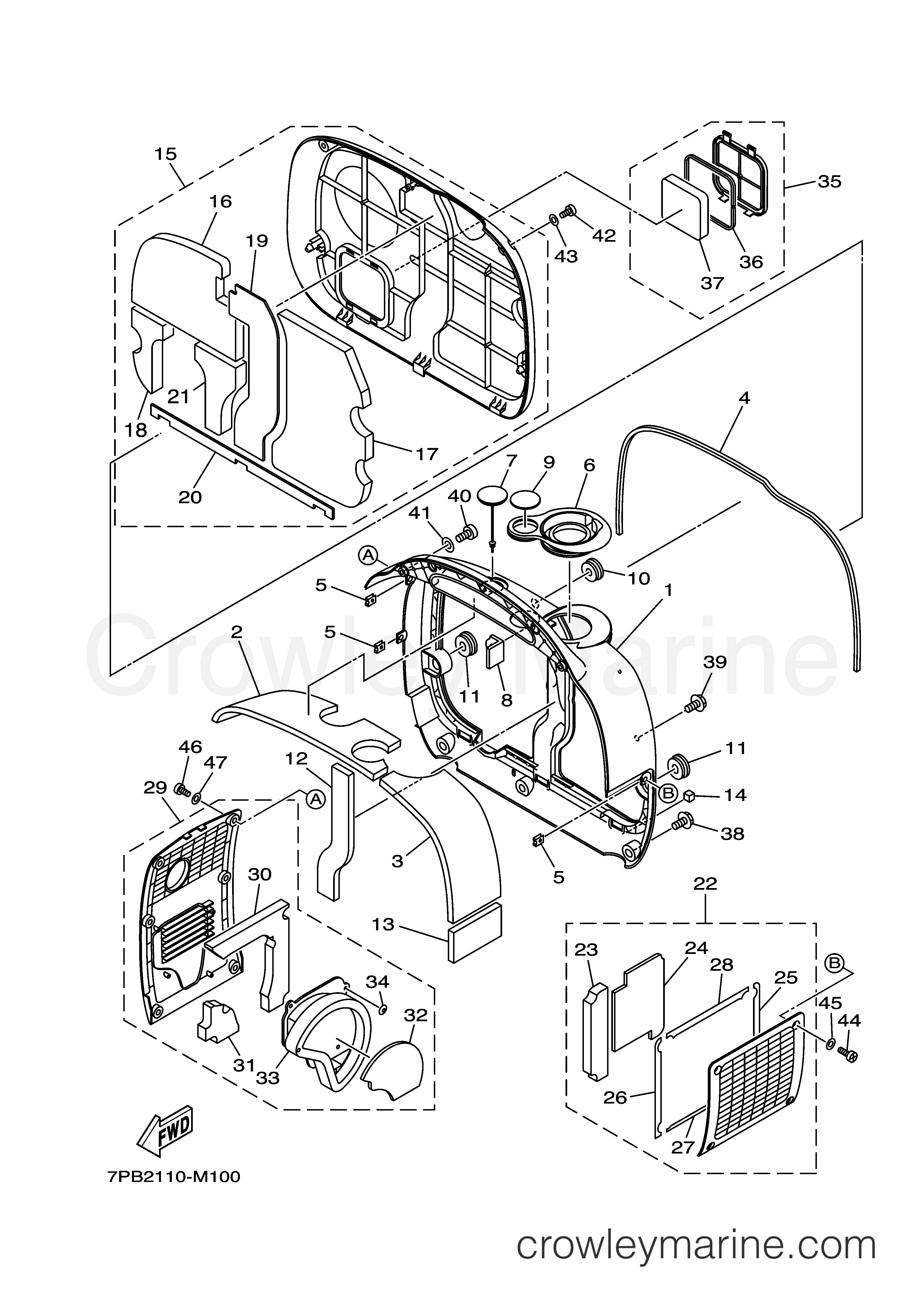 Yamaha Motors EF2000ISCX - FRAME 2