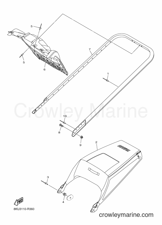 Yamaha Motors SRV10ML3 (8LL1) [010] - BUMPER