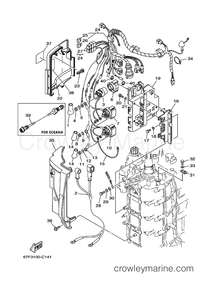 Yamaha Motors F90TRC (61P2) [060] - ELECTRICAL 2