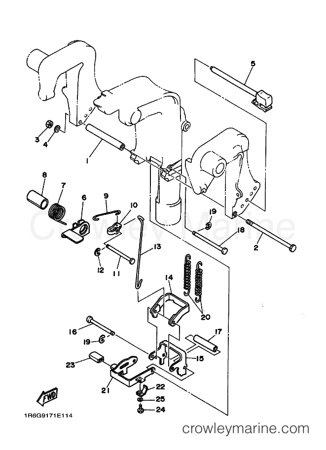 Yamaha Motors F9.9B (6G9) [030] - BRACKET 2