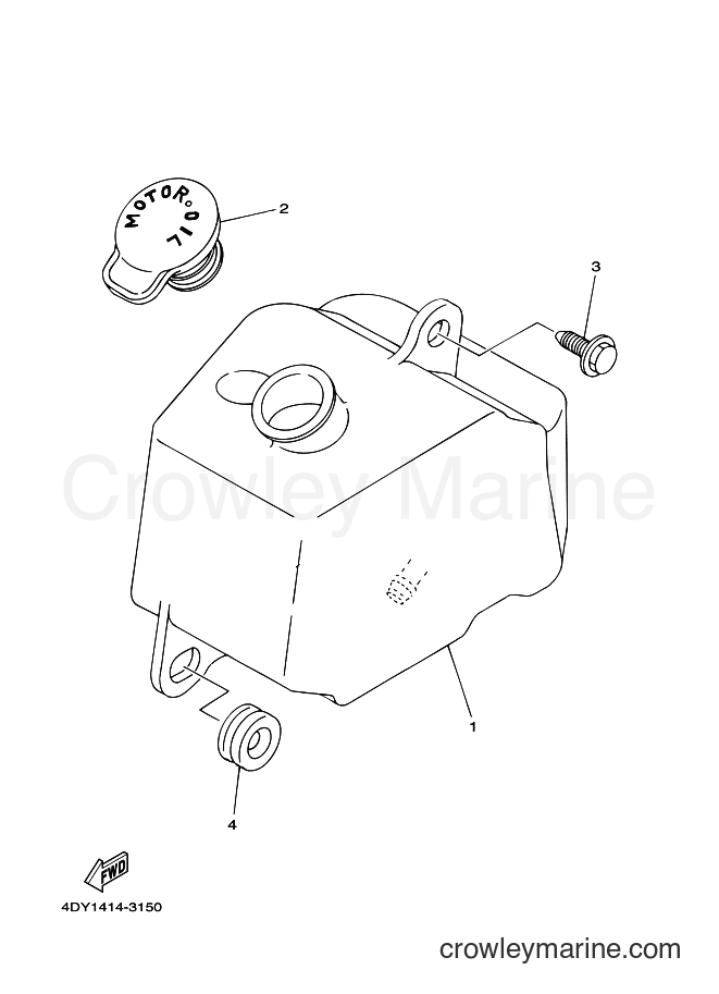 1995 Scooter YA50Z - YA50Z (4SC1) [999] - OIL TANK