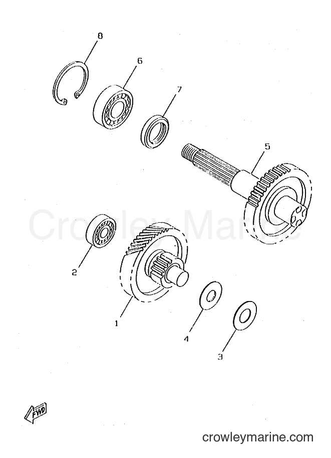 1997 Scooter CW50RS - CW50RS (4VB4) [010] - TRANSMISSION