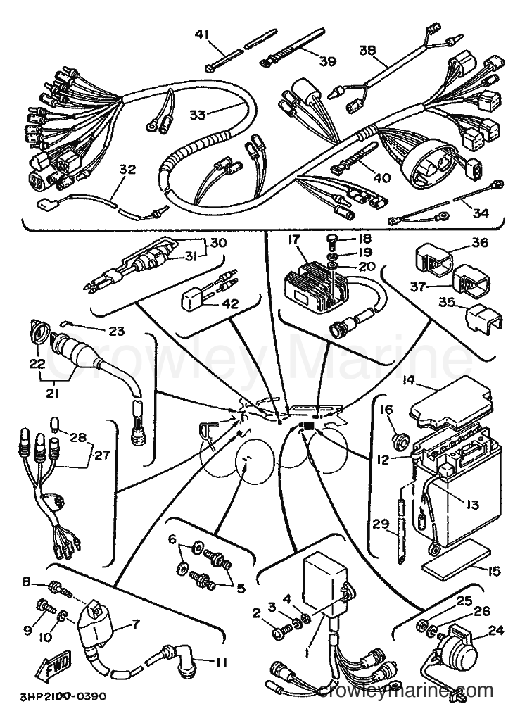 1992 ATV YFM350ER - YFM350ER (3HP6) [010] - ELECTRICAL 1
