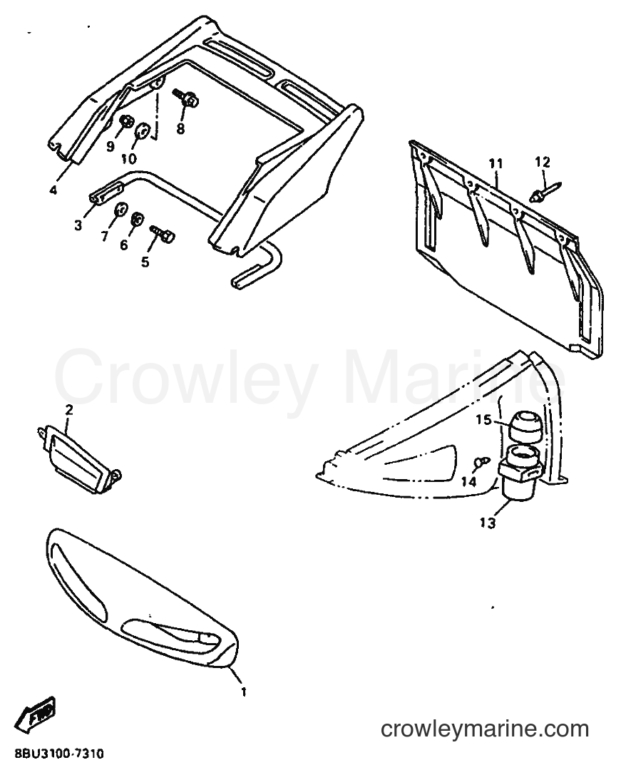Yamaha Motors VX800 (8BU3) [020] - BUMPER