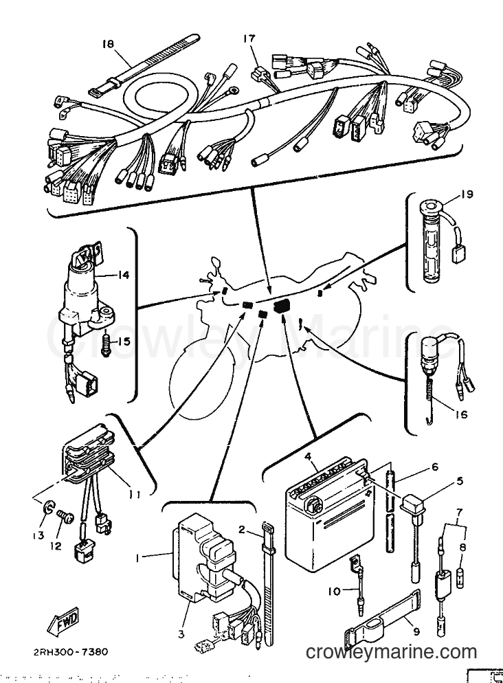 Yamaha Motors TZR125 (2RK) [999] - ELECTRICAL 1