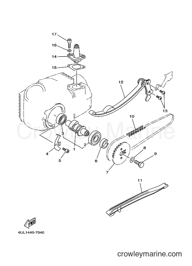 1998 Scooter T105E - T105E (4YS1) [010] - CAMSHAFT & CHAIN