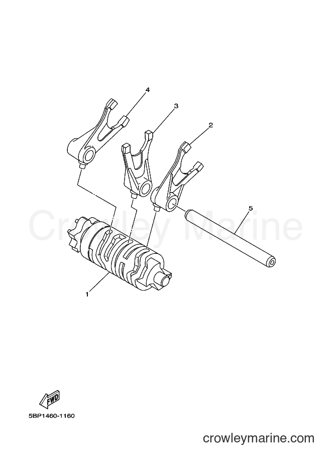 2014 Street Bike SX-4 - SX-4 (54D4) [010] - SHIFT CAM & FORK