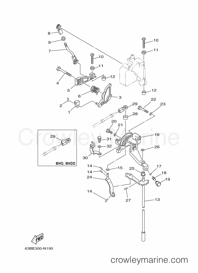 Yamaha Motors 40VEOL (63CE) [110] - CONTROL