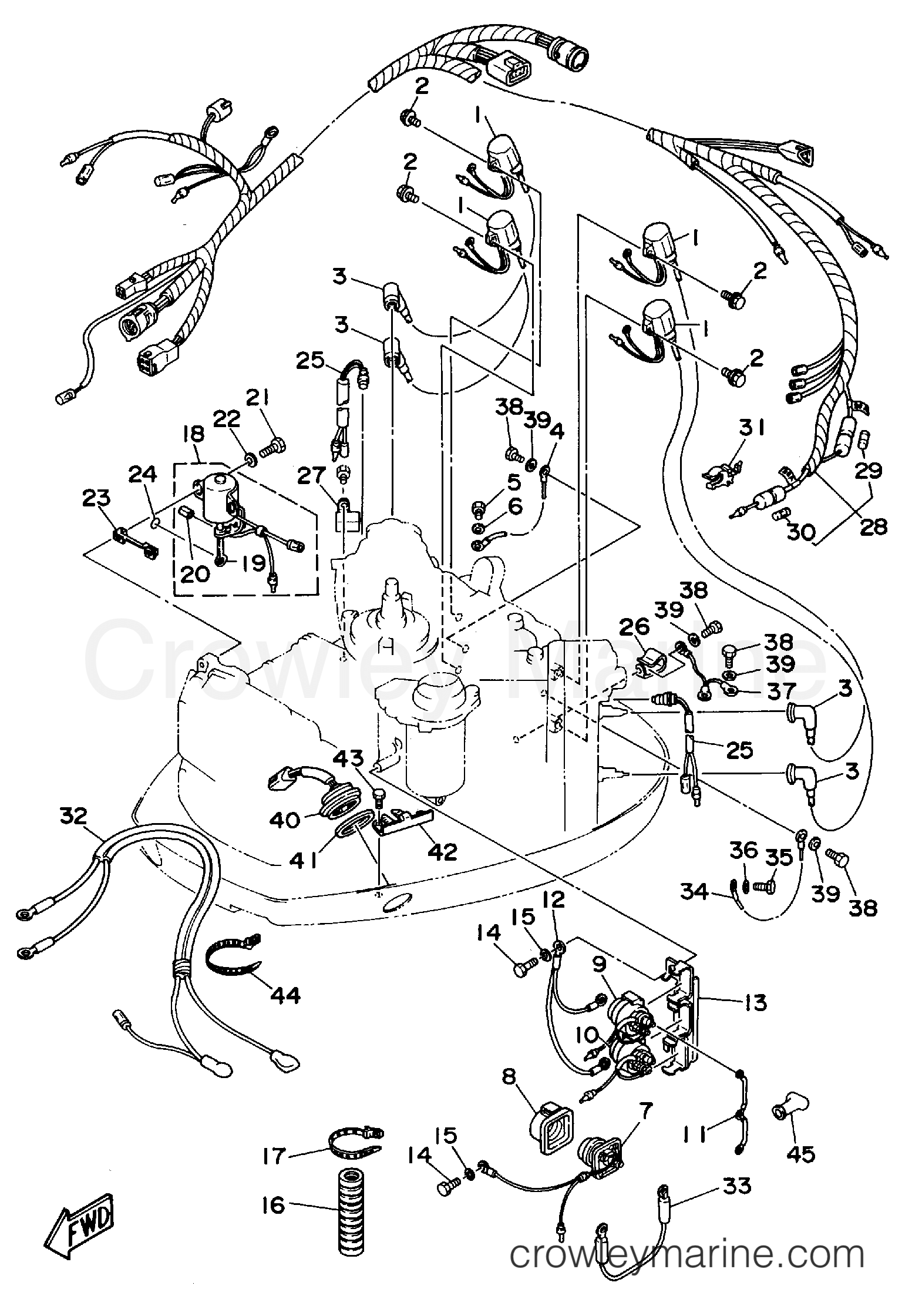 Yamaha Motors P115TLRS - ELECTRICAL 2