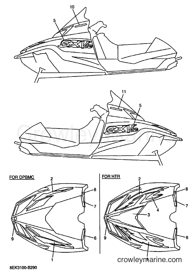 2003 Snowmobile SXV700 - SXV700 (8EN2) [010] - EMBLEM