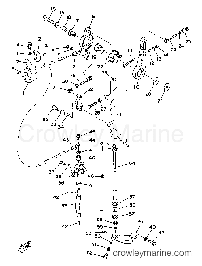 Yamaha Motors 130ETXG - CONTROL ENGINE