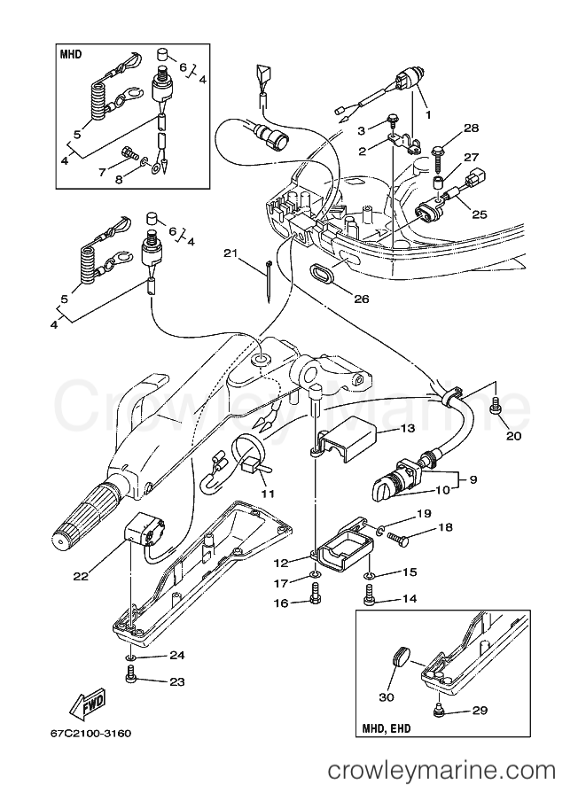 Yamaha Motors F40ELHB (67C2) [200] - ELECTRICAL 4
