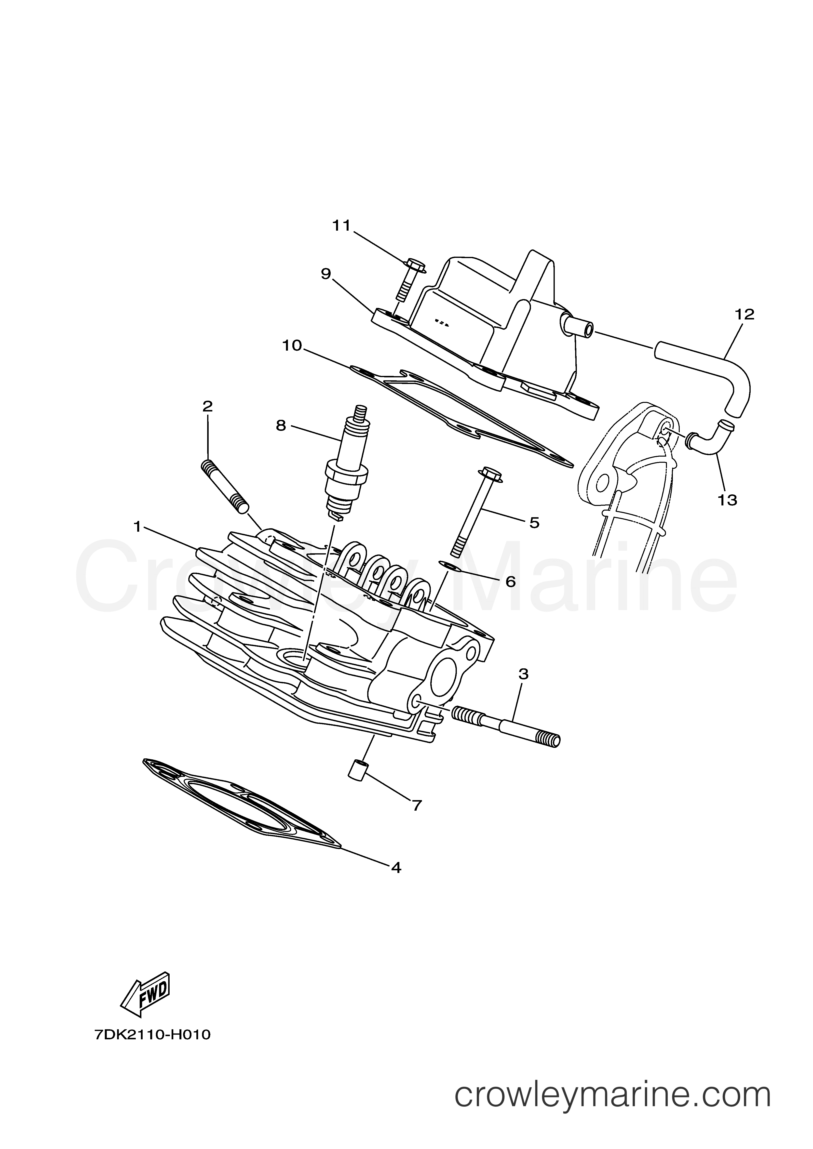 Yamaha Motors EF2000IS  (EF2000IS) - CYLINDER