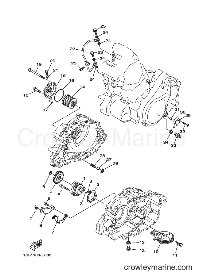 2017 ATV YFM700R - YFM700R (B46B) [010] - OIL PUMP