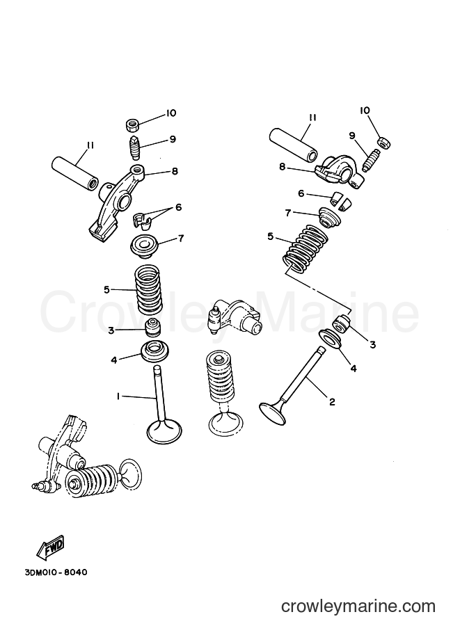 Yamaha Motors XV250 (2UJF) [010] - VALVE