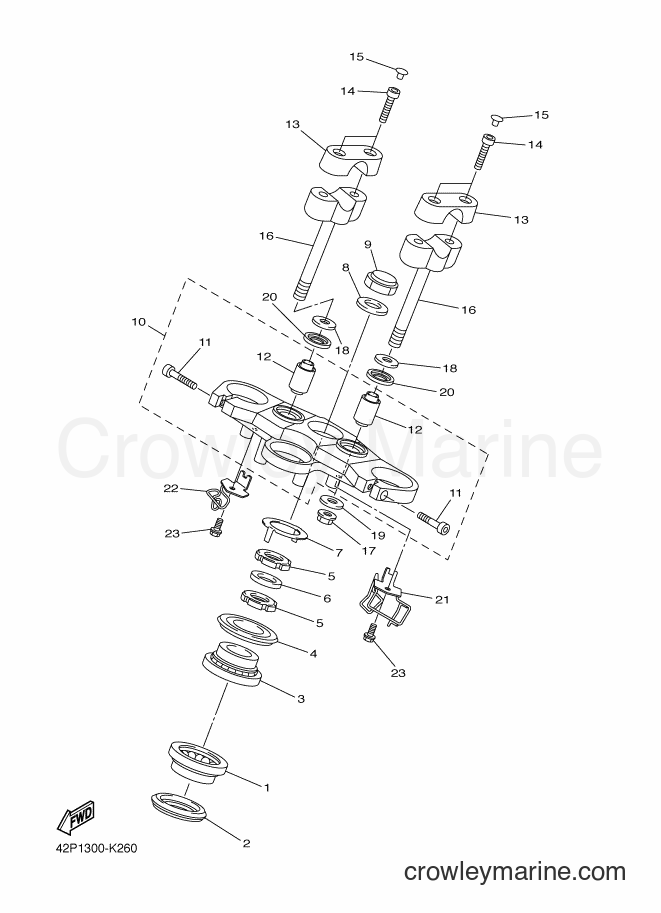 2012 Street Bike FZ8-SA - FZ8-SA (1BD2) [030] - STEERING