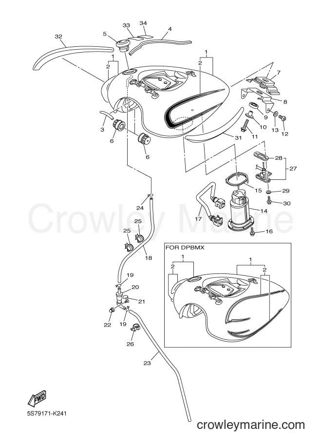 2011 Cruiser XVS950A - XVS950A (5S79) [010] - FUEL TANK