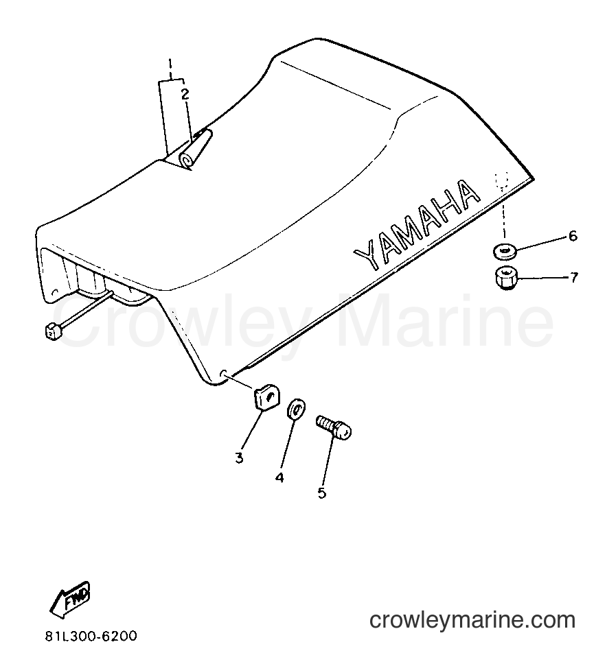 1987 Snowmobile ET340L - ET340L (82T) [999] - SEAT