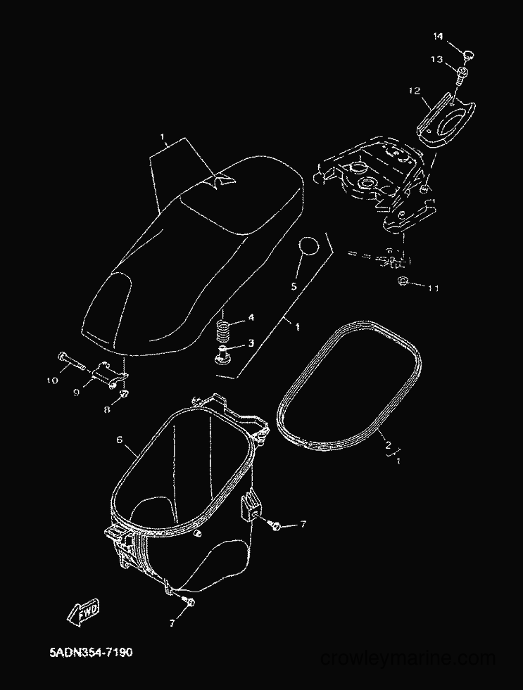 2001 Scooter YN50 - YN50 (5MR3) [010] - SEAT
