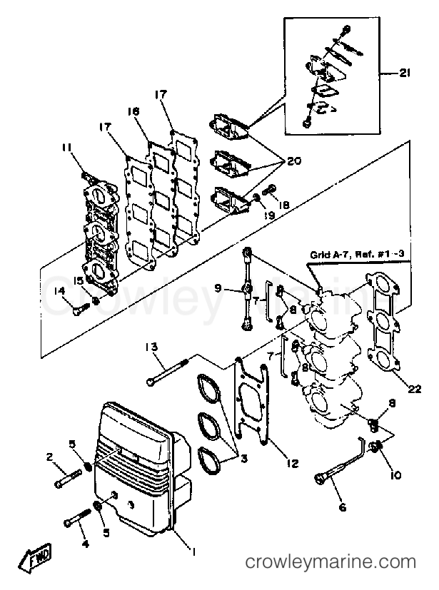 Yamaha Motors 40LK - AIR FILTER