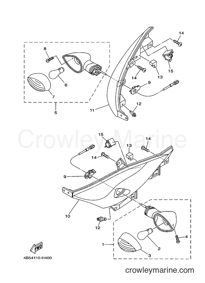 Yamaha Motors XP500 (4B5B) [010] - FLASHER LIGHT