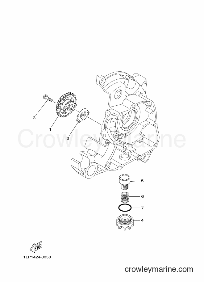 2013 Scooter AF115C - AF115C (1UB4) [010] - OIL PUMP