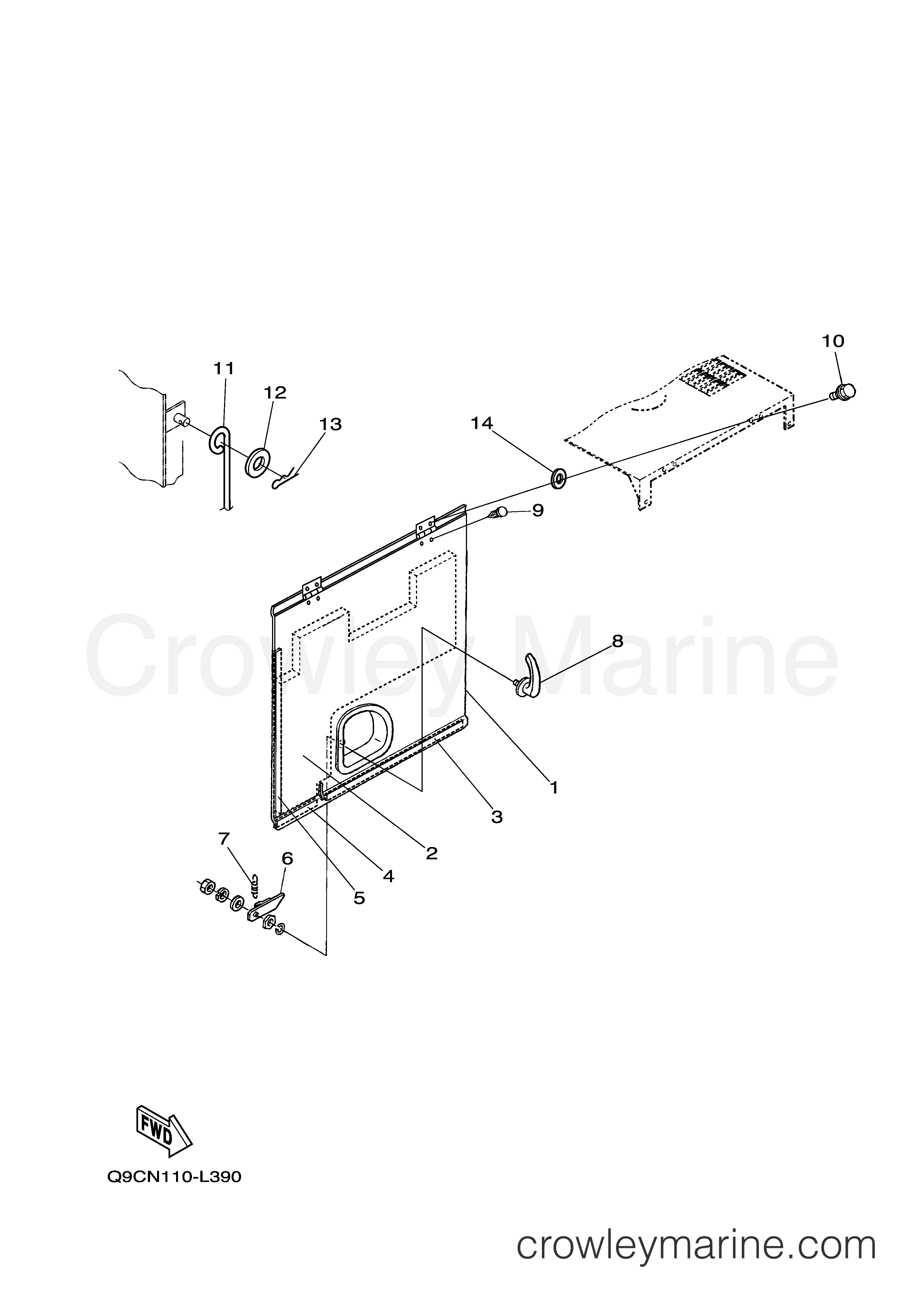 Yamaha Motors EDL7000SDE - FRAME 5