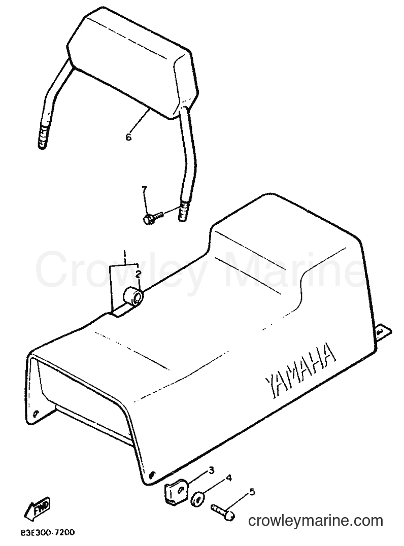 1991 Snowmobile ET400TR - ET400TR (85W3) [010] - SEAT